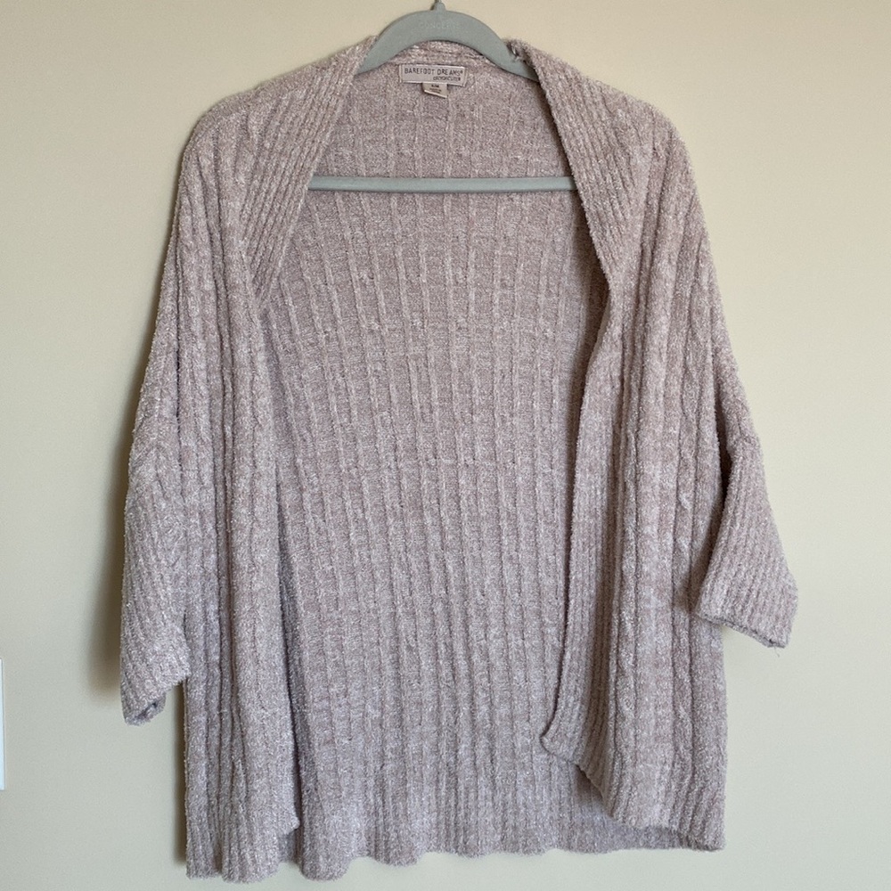 Barefoot Dreams Taupe Shrug S/M